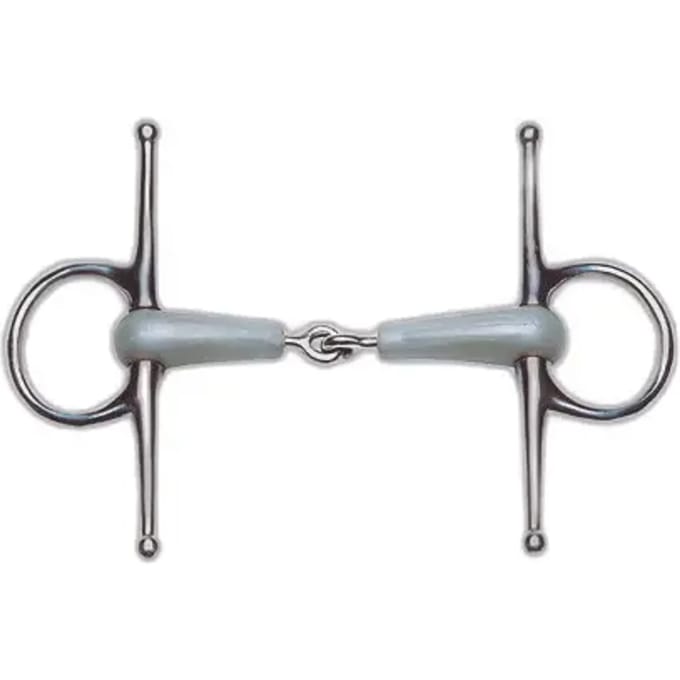 Naaldbit voor flexi paarden, gebroken rechte loop Feeling