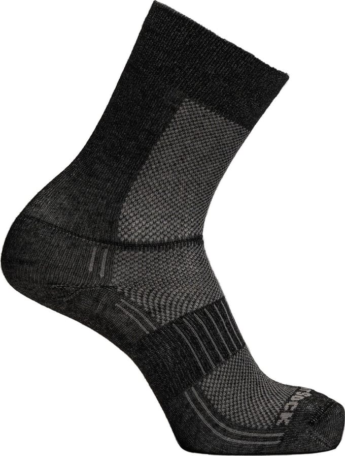 Wrightsock Coolmesh Crew - Grijs/Zwart - 42-46