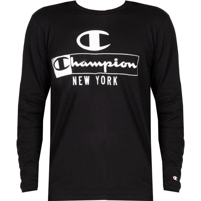 Champion Longsleeve Mannen zwart