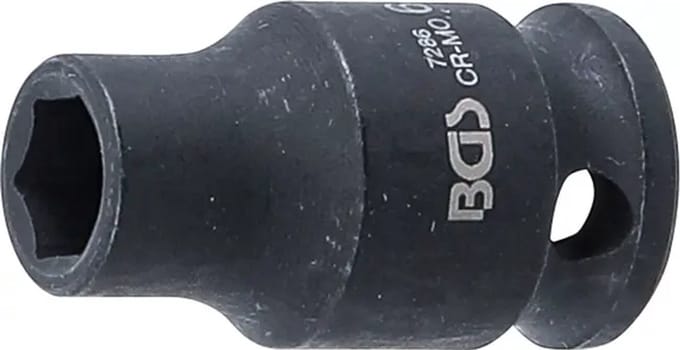 BGS Kracht Dopsleuteldop zeskant - 1/4 - 6 mm