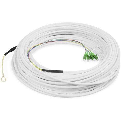 Digitus DK-3904LCA-50 Glasvezel Optische vezel Aansluitkabel 50 m Wit 9/125 µ Singlemode
