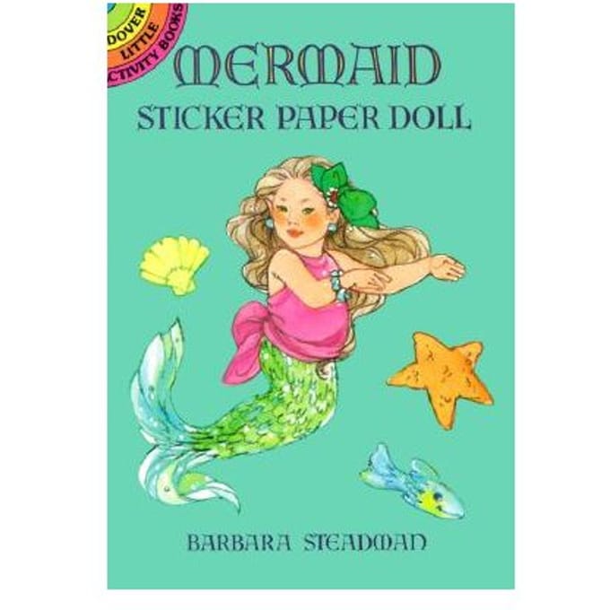 Mermaid Sticker Paper Doll - Barbara Steadman