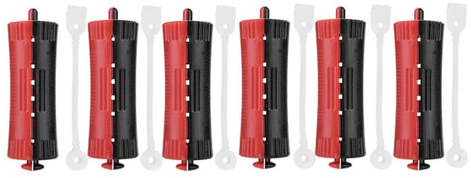 Dailygoods- Krulspelden 6 Stuks - Warmte/Koude Permanente Golf - Antiskid/Haarroller - Styling Gereedschap - Elastisch Band - Perfecte Styling - Haarrollers