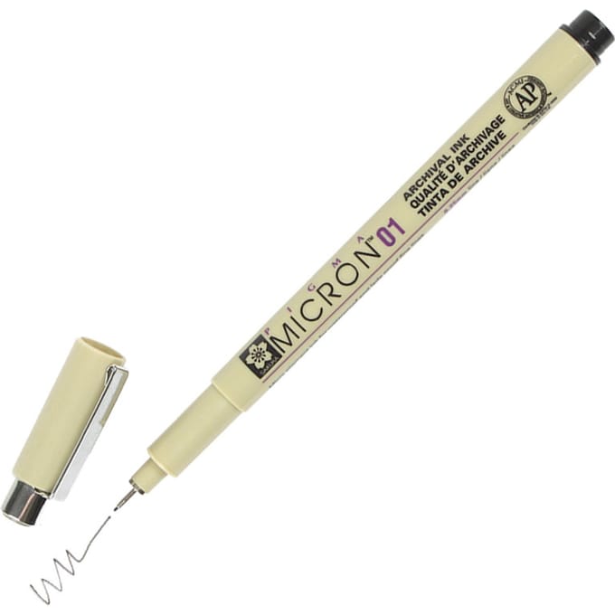 Fineliner Sakura Pigma Micron assorti zwart