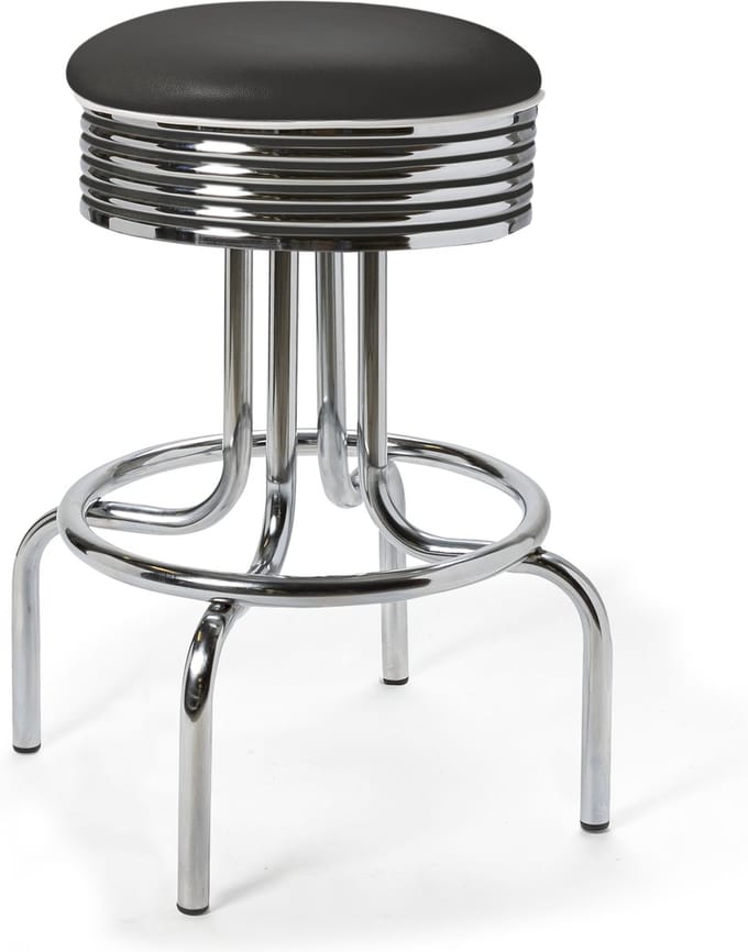Bel Air Retro Barkruk BS-28-66 Zwart