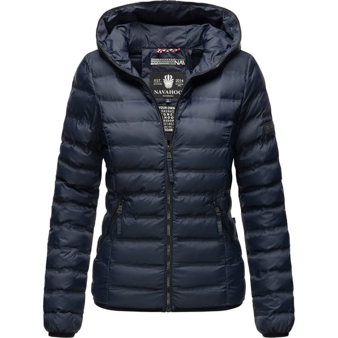 Navahoo Dames Gewatteerde Jas Neevia – Modern, Licht & Comfortabel met Capuchon
