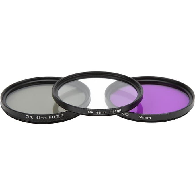 3-delige set Multi-Coated Lensfilter Kit UV CPL FLD Lensfilter Set voor Digitale Camera