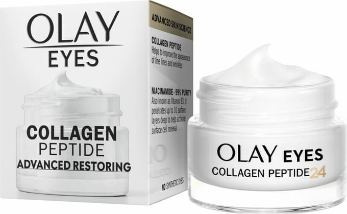 Olay Oogcrème Regenerist Collageen Peptide24 - 4 x 15 ml - Voordeelverpakking