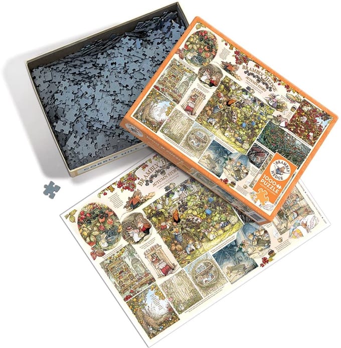 1000 Stuk Puzzel Herfstverhaal met Voorbeeldposter
