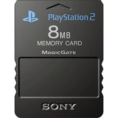 Sony Memory Card 8MB-Zwart (PlayStation 2) Gebruikt