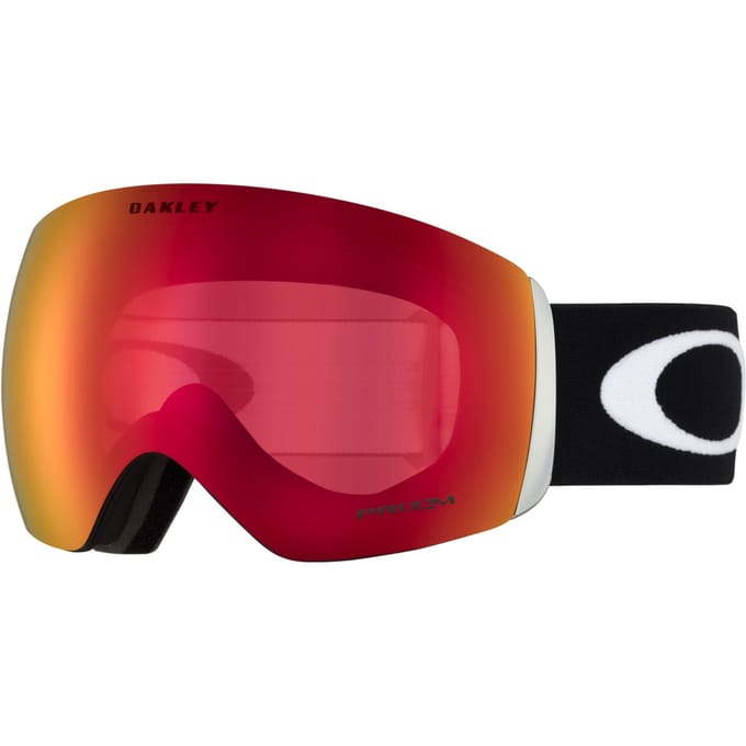 Oakley Ski Snow Goggles Flight Deck OO7050-33 Mat Zwart Prizm Torch Iridium