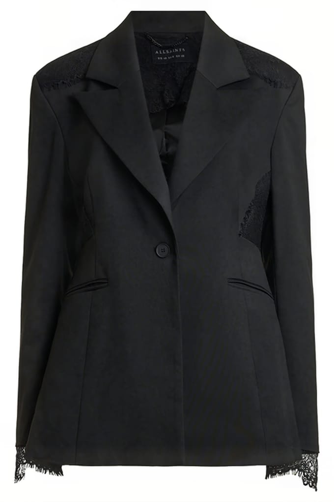 AllSaints Lacey Blazer Black Taglia: 4 | Blazers Outlet | Donna | Nero
