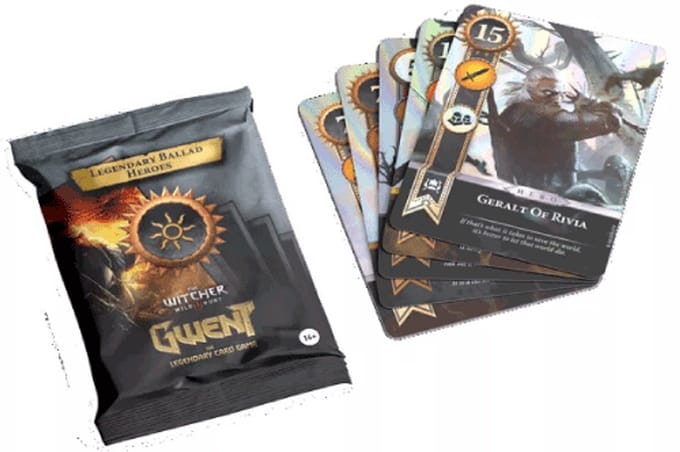 MNKY Entertainment Gwent foilkaarten Nilfgaard The Witcher 10 stuks.