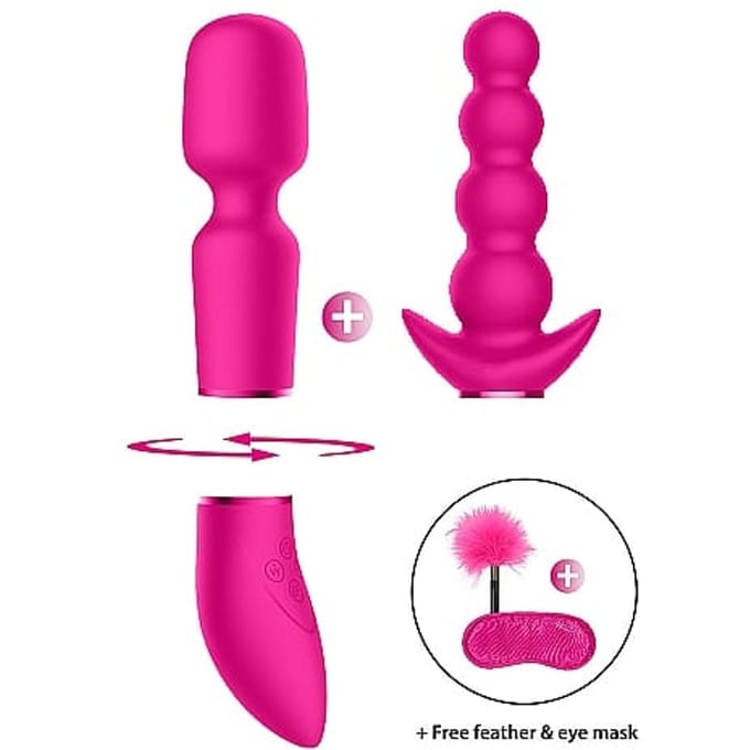 Switch by Shots - Pleasure Kit #3 - Vibrator with Different Attachments