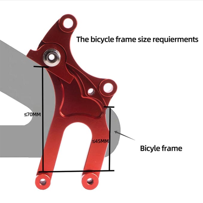 ZTTO Fiets Schijfrem Adapter Aluminiumlegering Rem Vaste Zitting Adapter Converter Racefiets Rem white