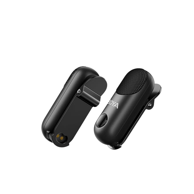 Magic Draadloze Lavalier Microfoon 4-in-1 Microfoon voor iPhone, Android, USB-C Telefoon, Camera voor Interview en Live Streaming BOYA Magic-02