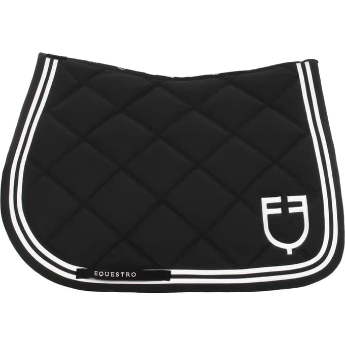 Dubbelgestreepte springsportmat Equestro