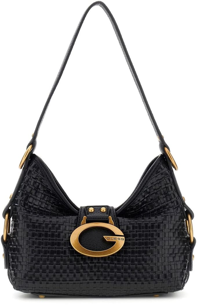 GUESS schoudertas Camden Mini Shoulder Bag Black zwart