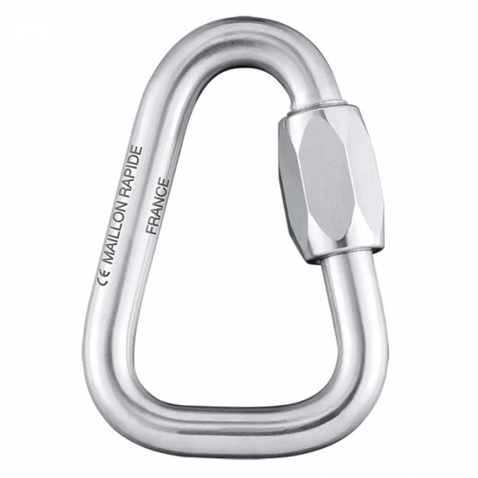 Beal Maillon Delta Galva Karabijnhaak Zilver 10 mm