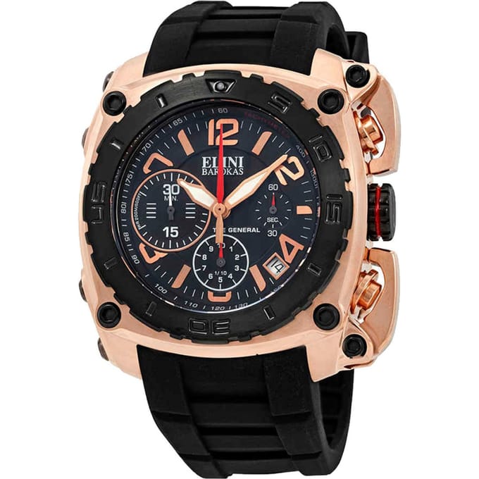 Elini Barokas The General Chronograph | ELINI-20010-RG-01-BB