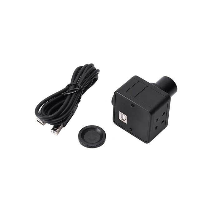 5MP Cmos draagbare USB microscoopcamera Digitaal elektronisch oculair Gratis driver Hoge resolutie zwart