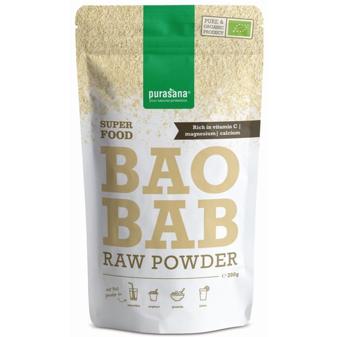 Purasana Baobab poeder/poudre vegan bio (200g)