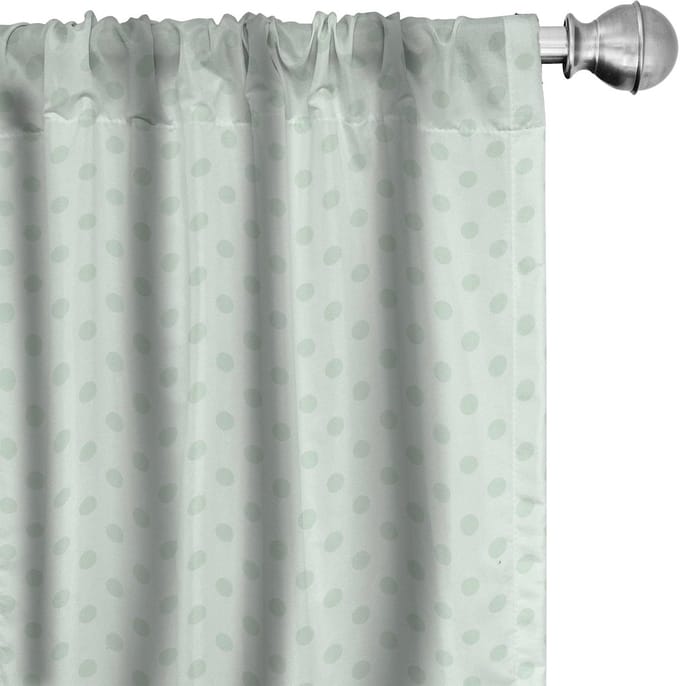 ABAKUHAUS Mint – 2-delige Voorhangen – 75x225 cm – microvezel