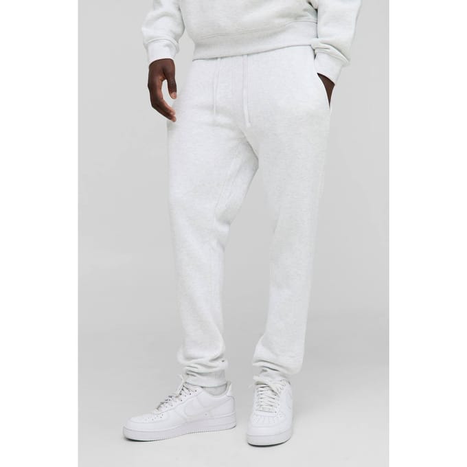 Essential Skinny Fit Jogger | Grey Marl | Size Medium