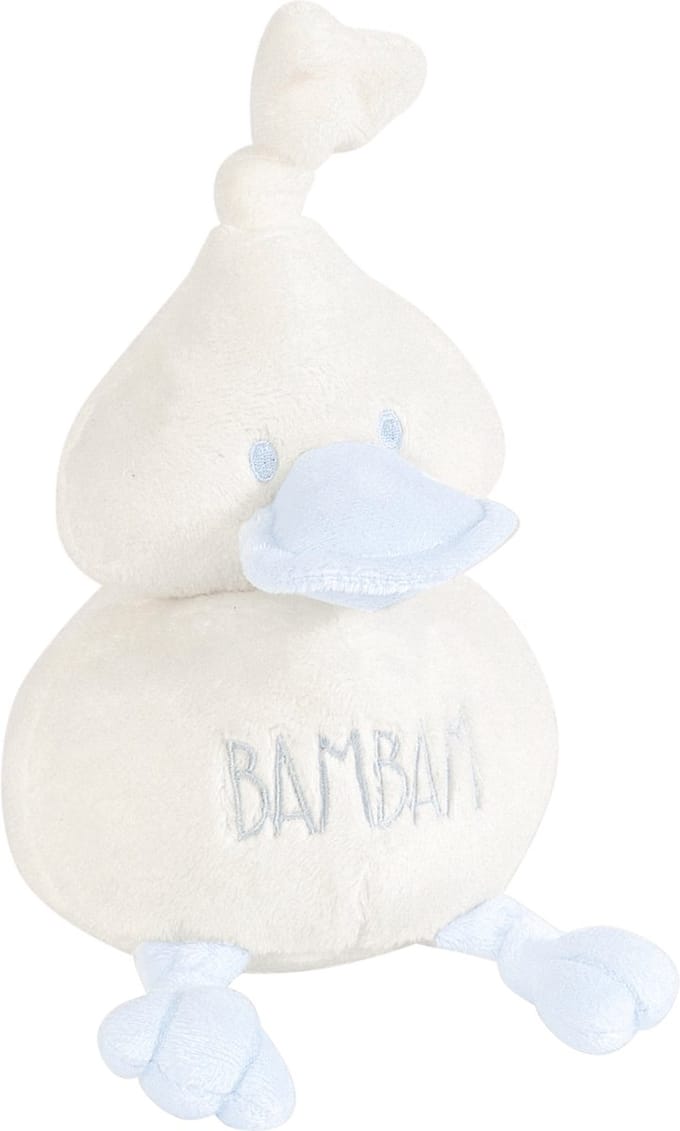 BAMBAM Knuffel Eend - Blauw - Baby knuffel