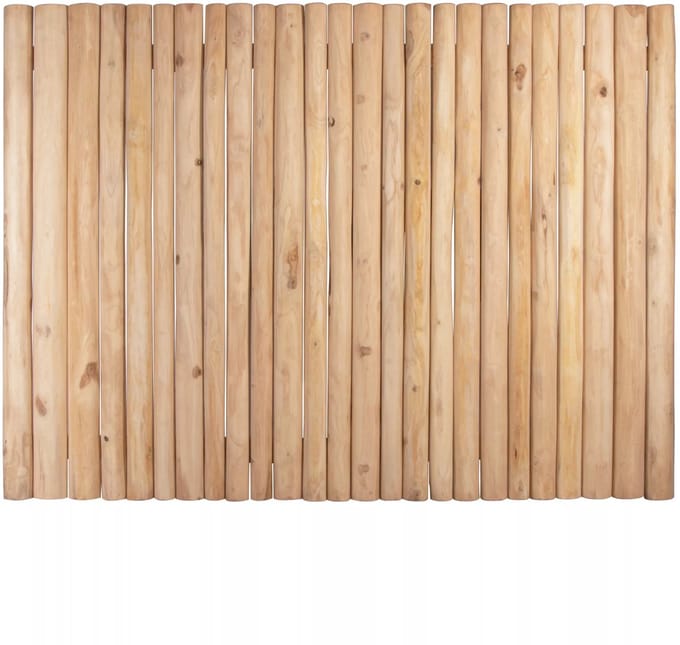 Vente-unique Hoofdeinde LITTORAL - 160 cm - Takken van teak