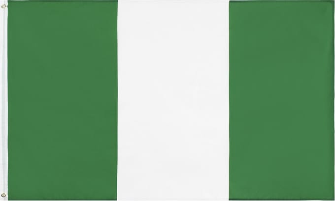 New Age Devi - Vlag Nigeria - 90 x 150 cm - Voor Voetbalfans
