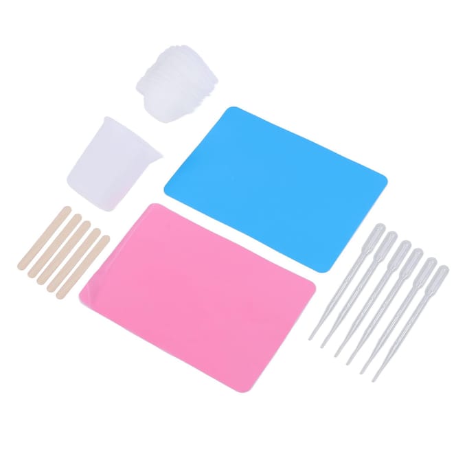 Siliconen Maatbekers Kit Compact Lichtgewicht Siliconen Hars Meng Maatbekers Set voor pink