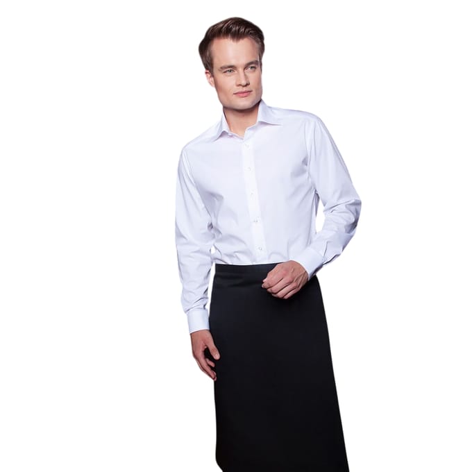 Karlowsky Basic Bistro Contrast Schort (Zwart)