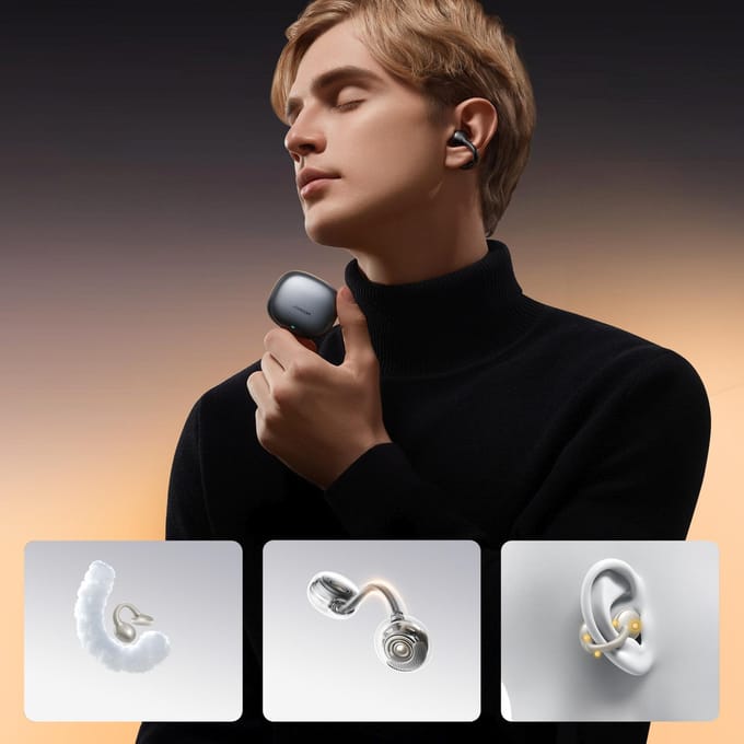 Handsfree Bluetooth Joyroom Openfree JR-OE3, TWS, Zwart