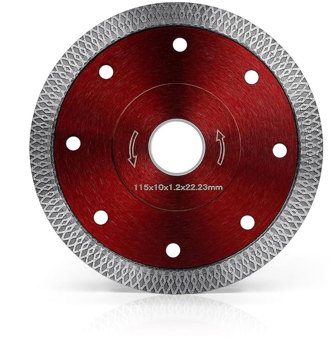 Diamantzaagblad 115 mm voor flensvlechtwerk en golfplaten