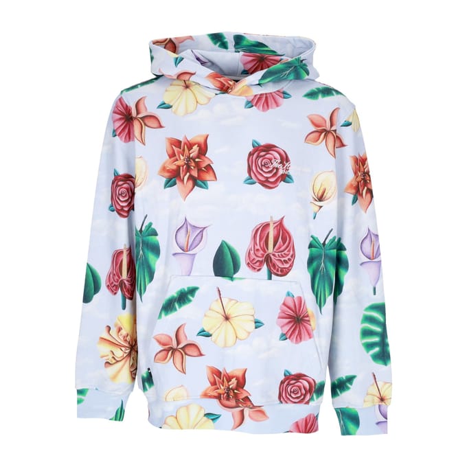 Herenhoodie Flourish Pullover Lichtblauw