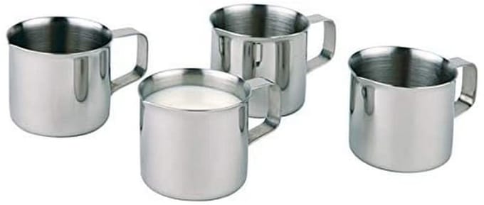 RVS melkkannetjes - ø3 -6 cm