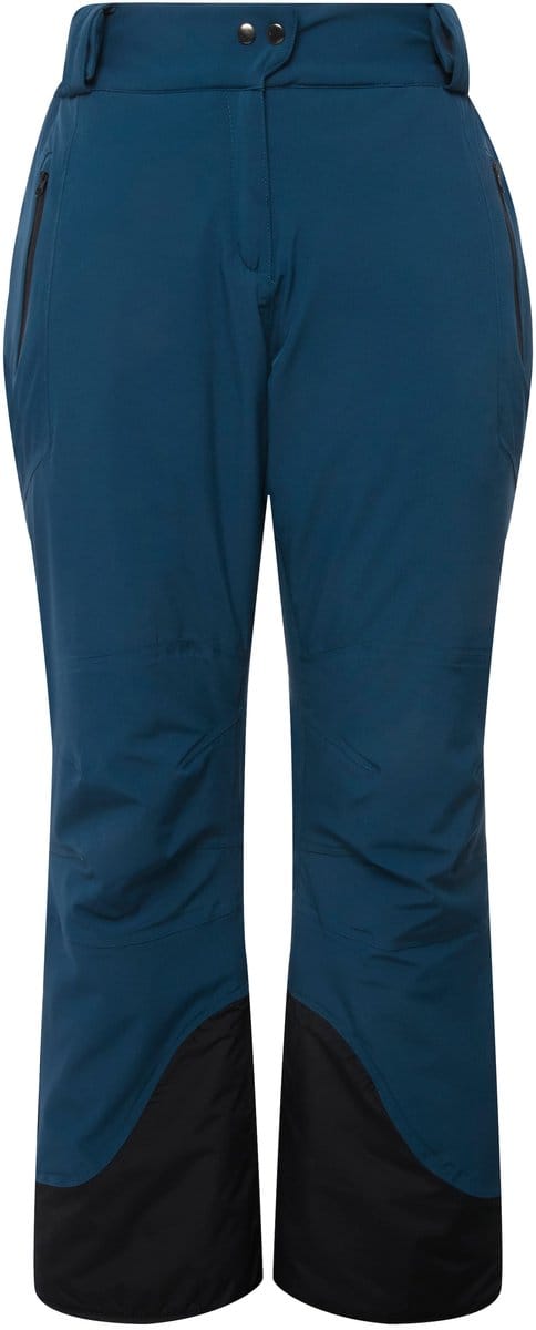 Ulla Popken - Dames - HYPRAR functionele broek waterdicht klittenband ski broek - Petrol - Maat 42