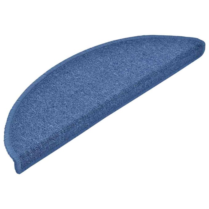 vidaXL - Trapmatten - 20 - st - 56x17x3 - cm - Blauw - Halfrond