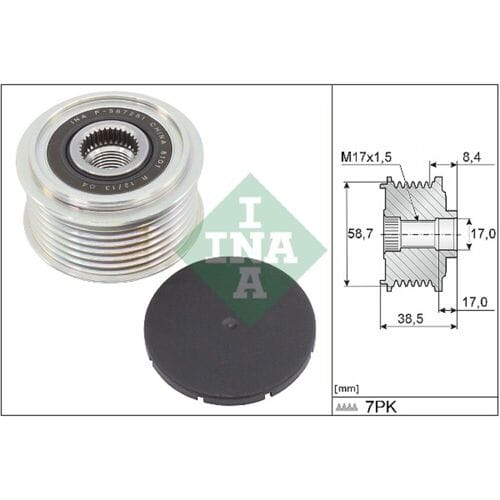 Schaeffler Ina Generator vrijloop INA 535 0318 10