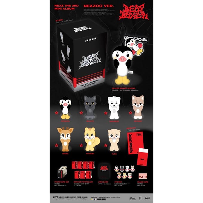 NEXZ – Beat-Boxer (NEXZOO Ver.) 1pcs red