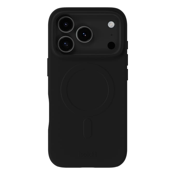 Holdit Soft geschikt voor MagSafe Case geschikt voor iPhone 17 Pro Max - Zwart