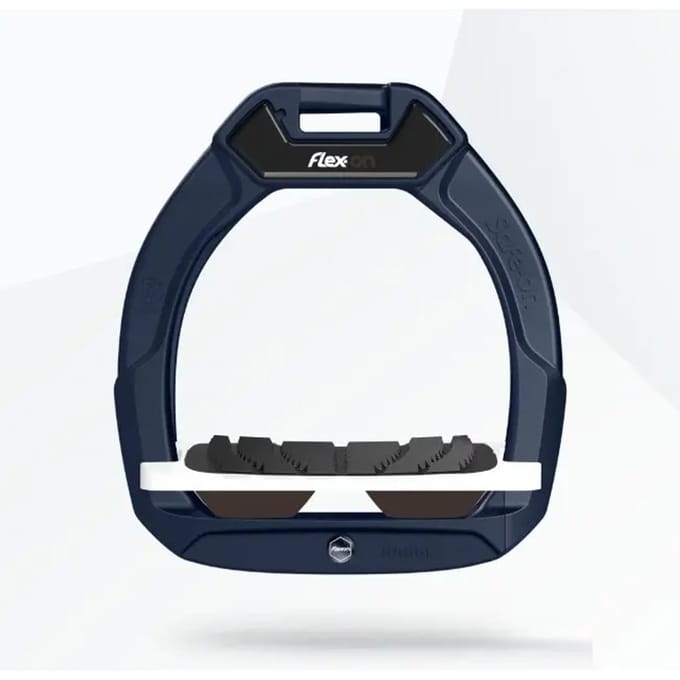 Veiligheidsbeugels voor ruiters Gehoekt Grip Marine/Wit/Bruin kinder Flex-On Safe-On