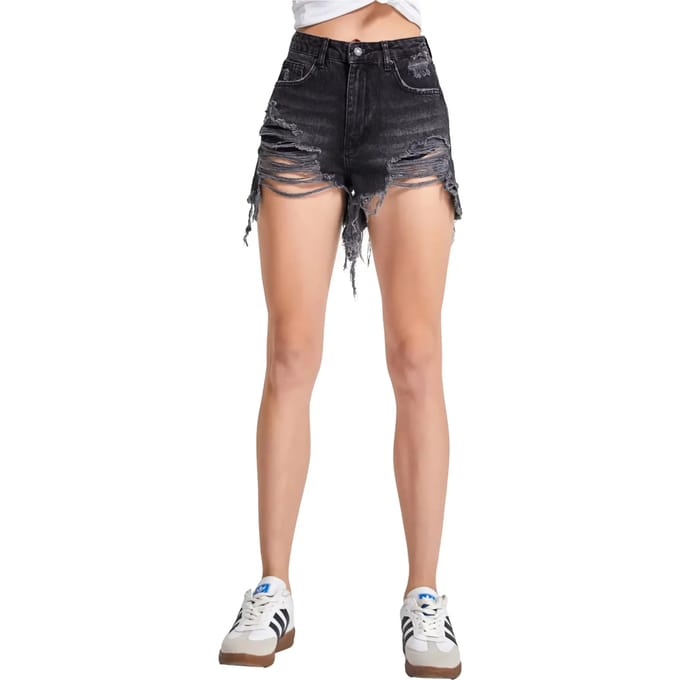 It's Basic - Mini Denim Short - Steel