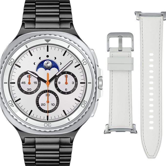 Samsung Special Edition Galaxy Watch 8 CLASSIC Wit/Zwart Staal 46mm