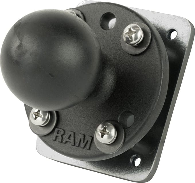 Drill-Down Dashboard C-kogelbasis met steunplaat RAM-202-225-2U