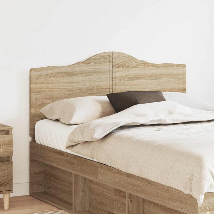 vidaXL Hoofdbord Sonoma Eiken Bewerkt hout
