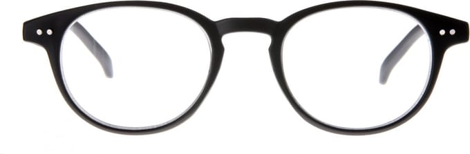 Noci Eyewear YCB003 Boston Leesbril +2.00 - Mat zwart - verend scharnier