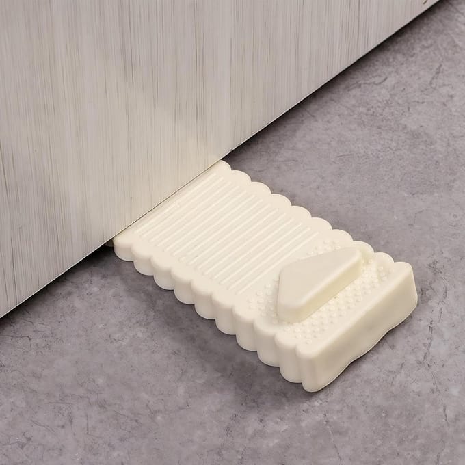 Rubberen deurstopper - Vloer wig - Deuren stil houden - Stapelbaar verstelbaar - 10 stuks - Veelkleurig