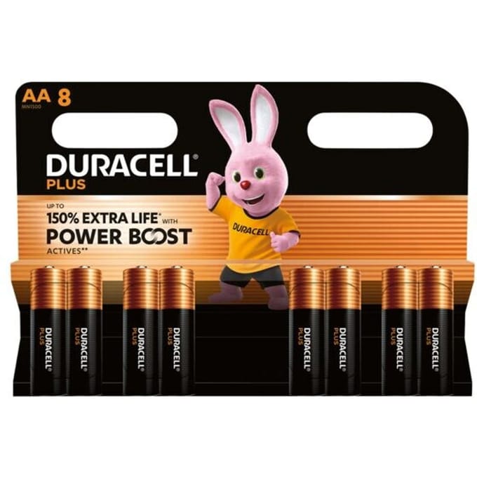 Duracell Plus Power Boost AA batterij (penlite) Alkaline 1.5 V 8 stuk(s)